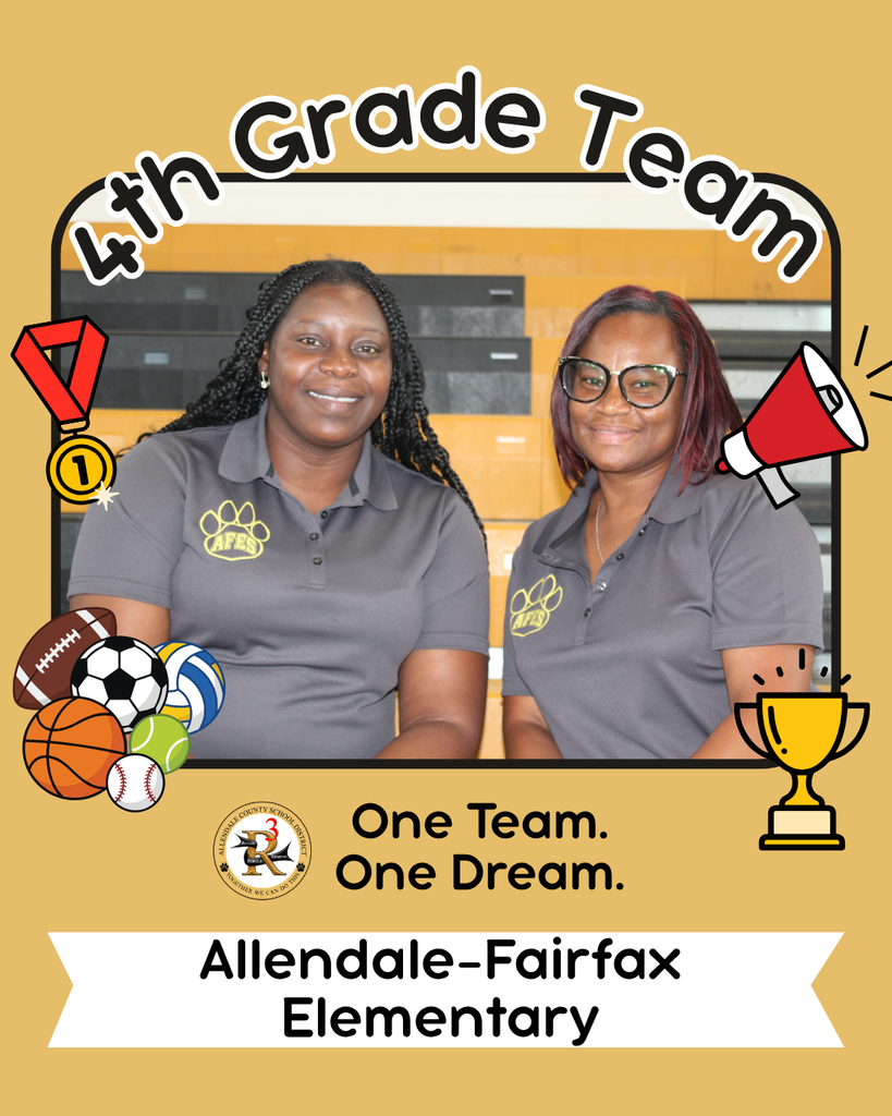 4th grade team one team. one dream. allendale fairfax elementary.