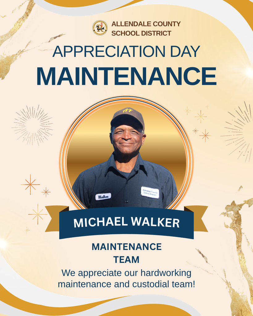 maintenance appreciation day We appreciate our hardworking maintenance and custodial team! allendale county school district maintenance team