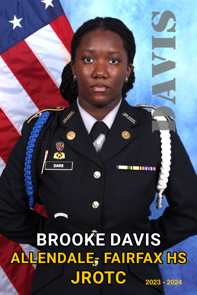 davis BROOKE DAVIS ALLENDALE; FAIRFAX HS JROTC 2023 - 2024