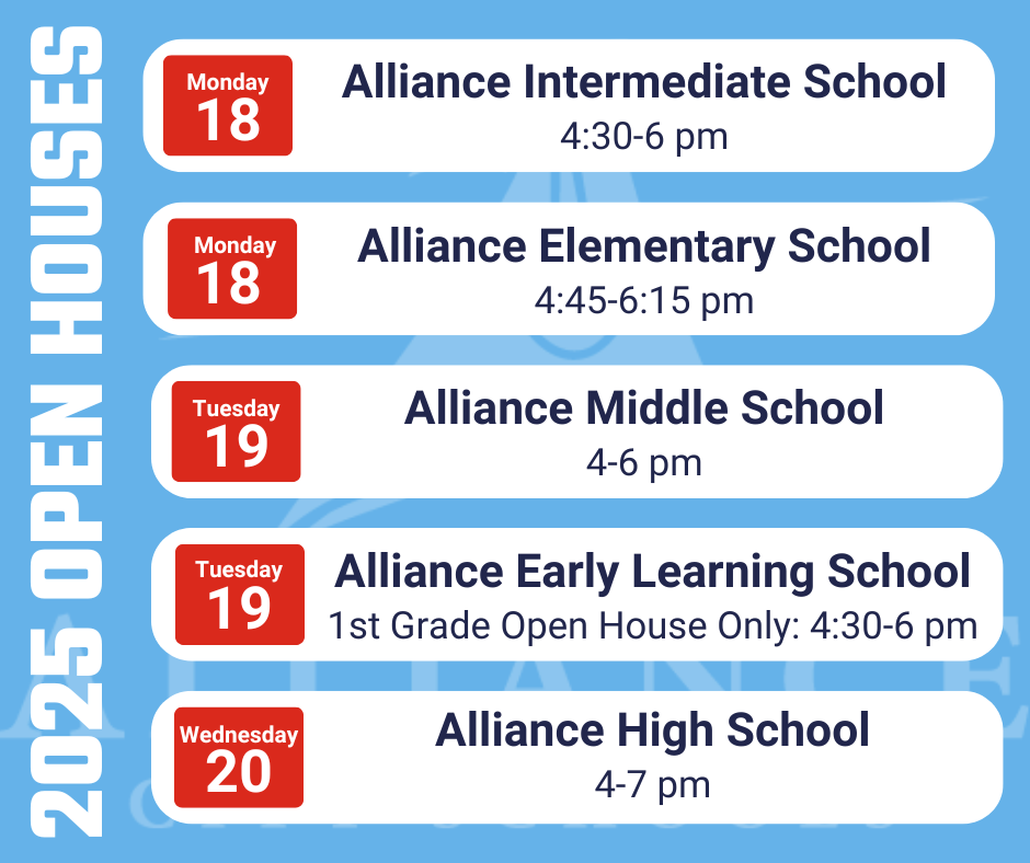 Open house dates