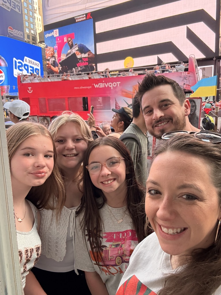 Butler family in time squre