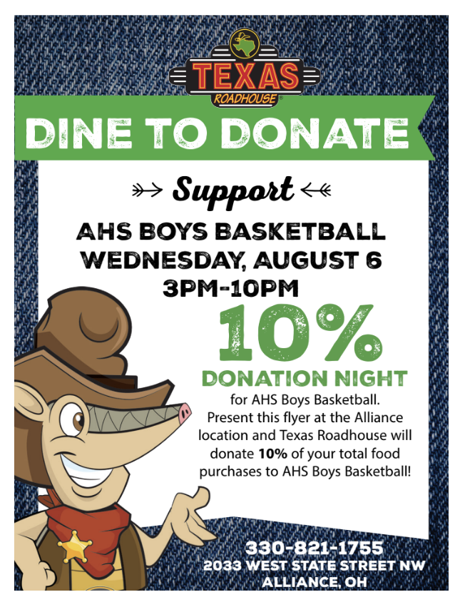 fundraiser flyer