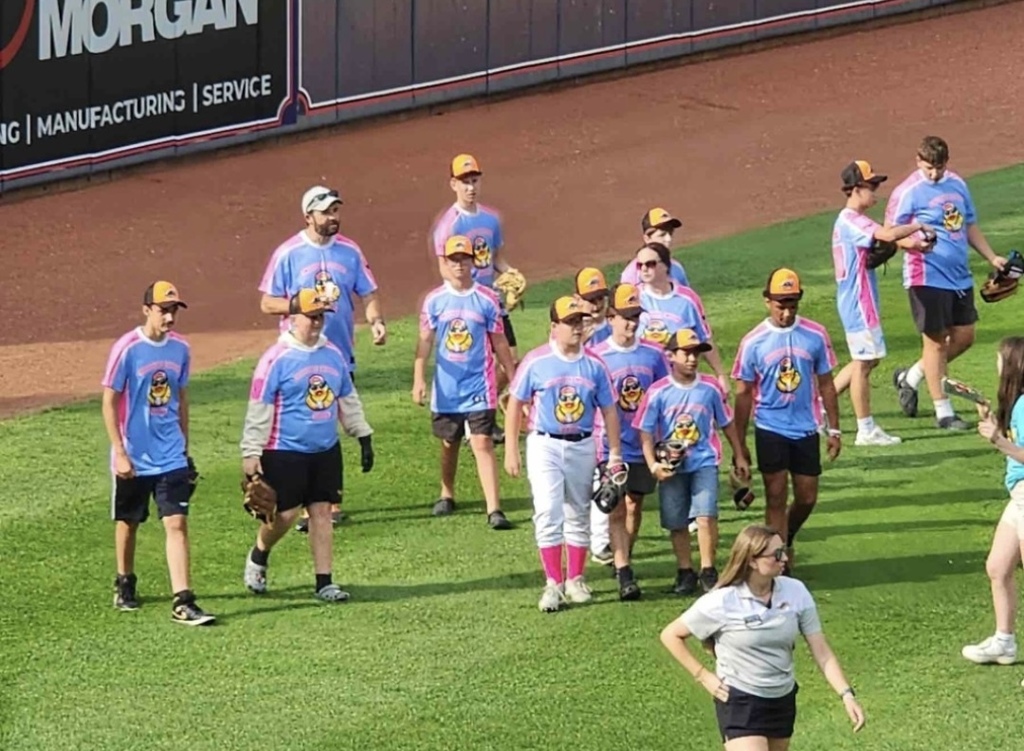 team on the field