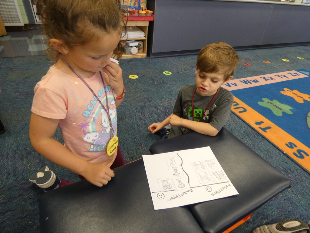 students working together