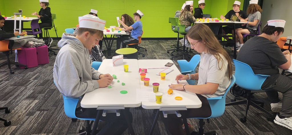 Students taking part in the activity