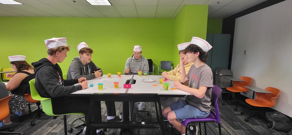 Students taking part in the activity