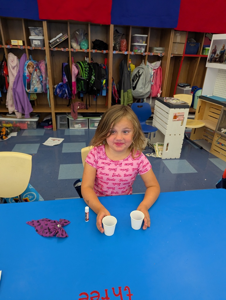 A student making a funny face