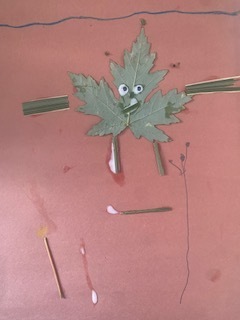 Picture of a leaf man
