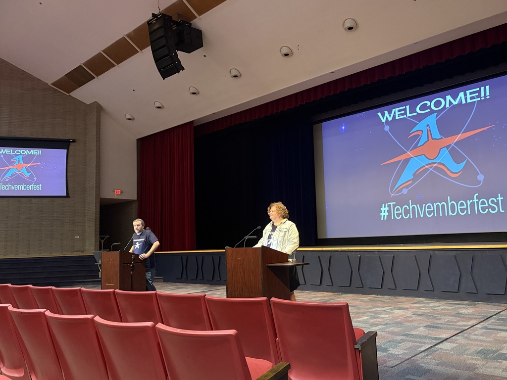 Misty Sampson & Chad Morris presenting opening remarks