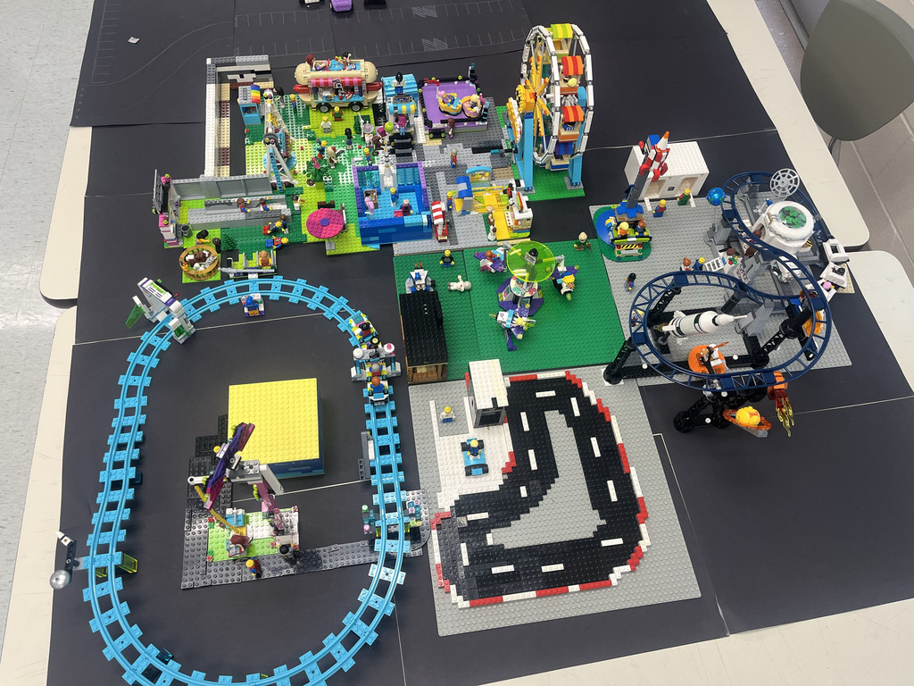 Aerial View of the Lego Amusement park