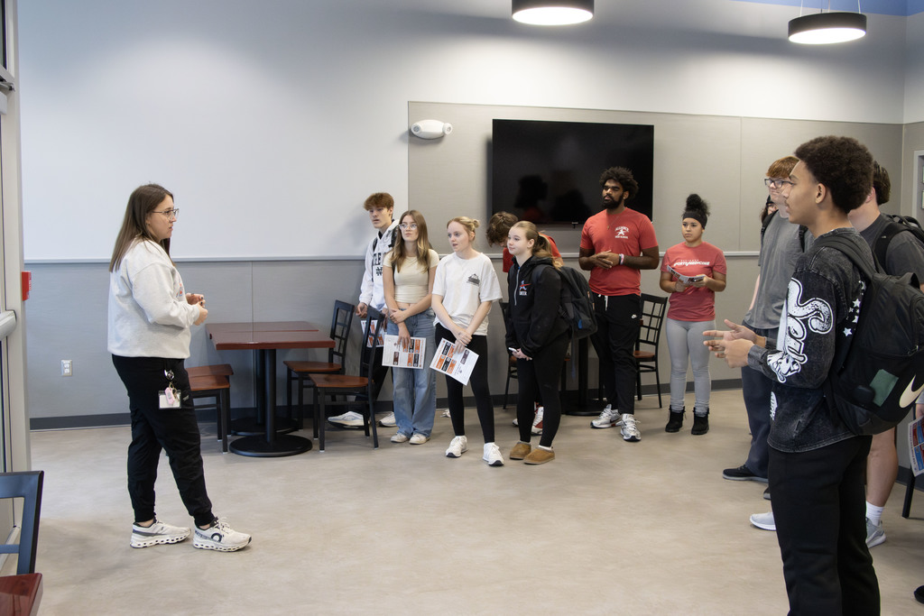 students touring Culinary Arts