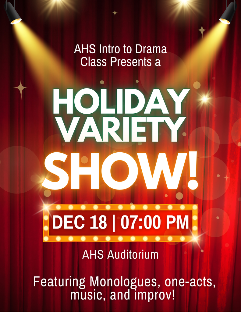 Holiday Variety Show Flyer