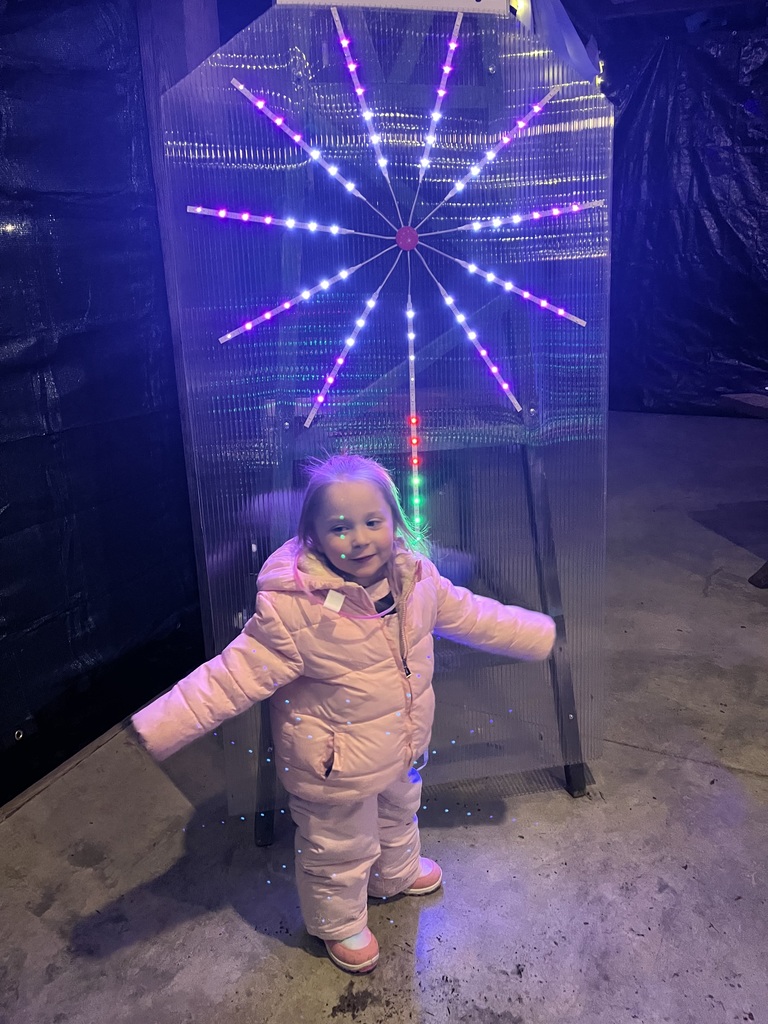 Ensley at the glow event