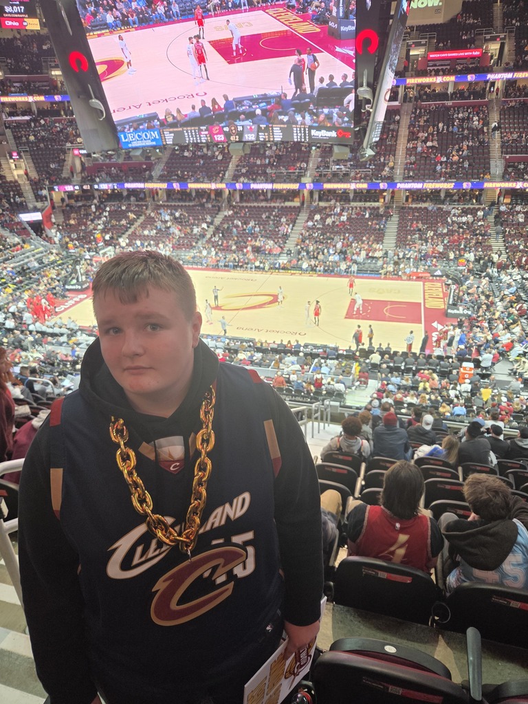 John at the Cavs game