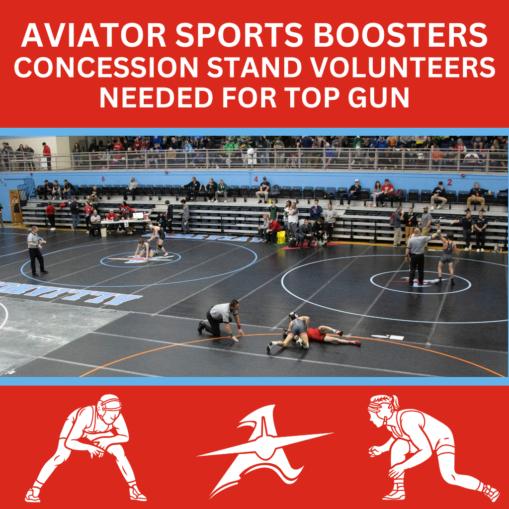 Picture of wrestlers at a past Top Gun Wrestling Tournament