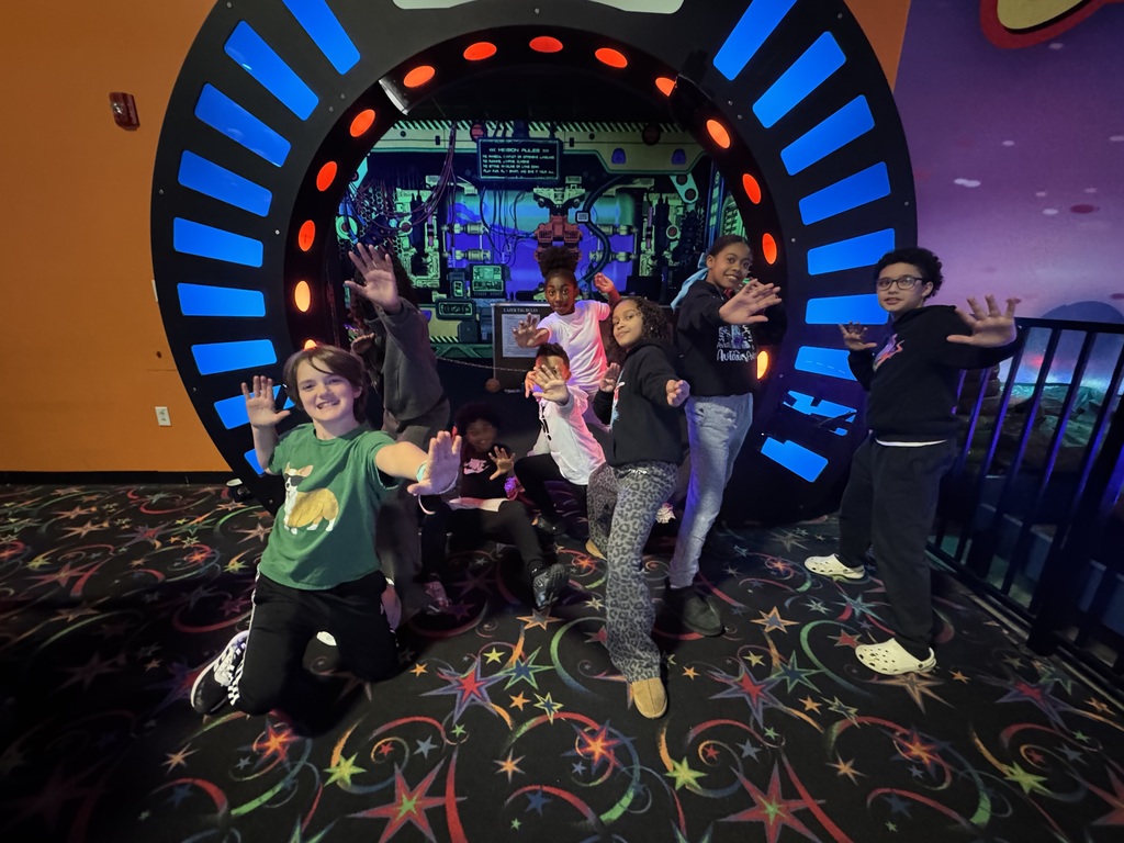 a group of students smiling