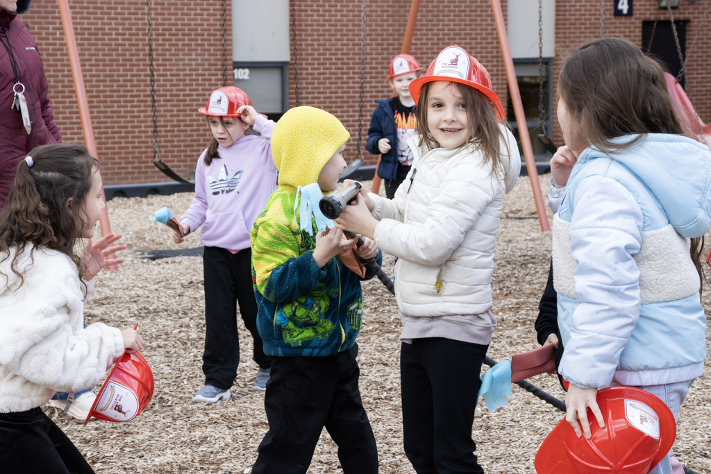 Students participating in the activity