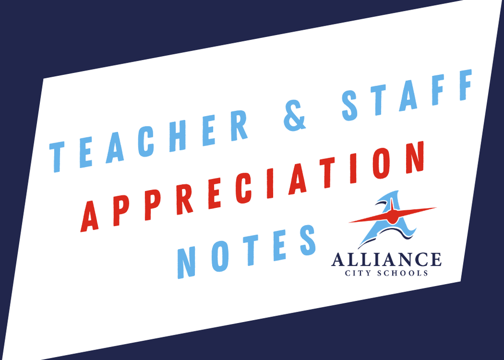 Teacher and staff appreciation notes