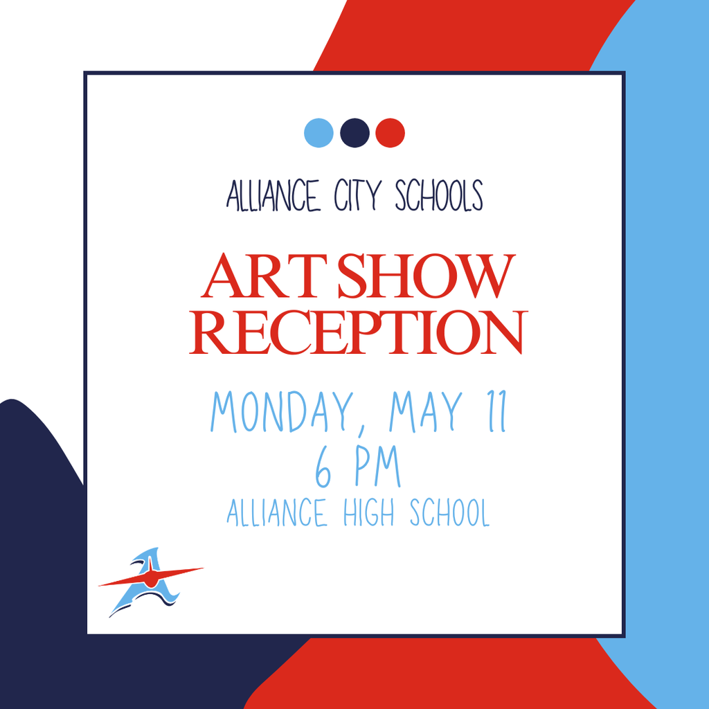 social media graphic promoting the District Art Show Reception