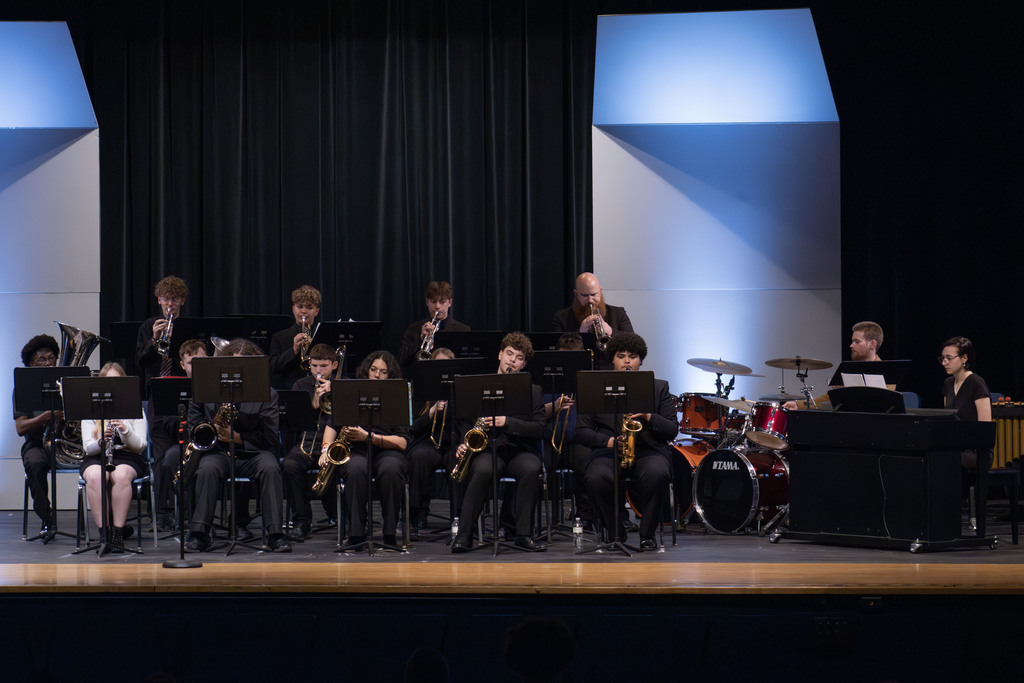 canton south jazz band performing on stage