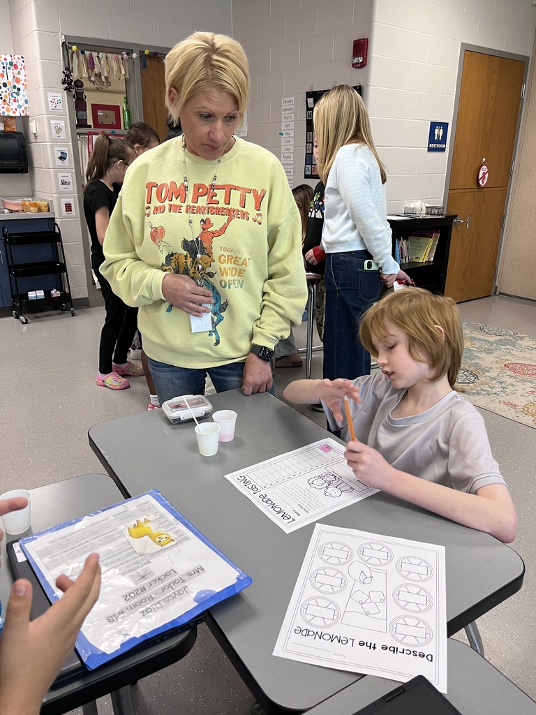 Students tasting lemonade