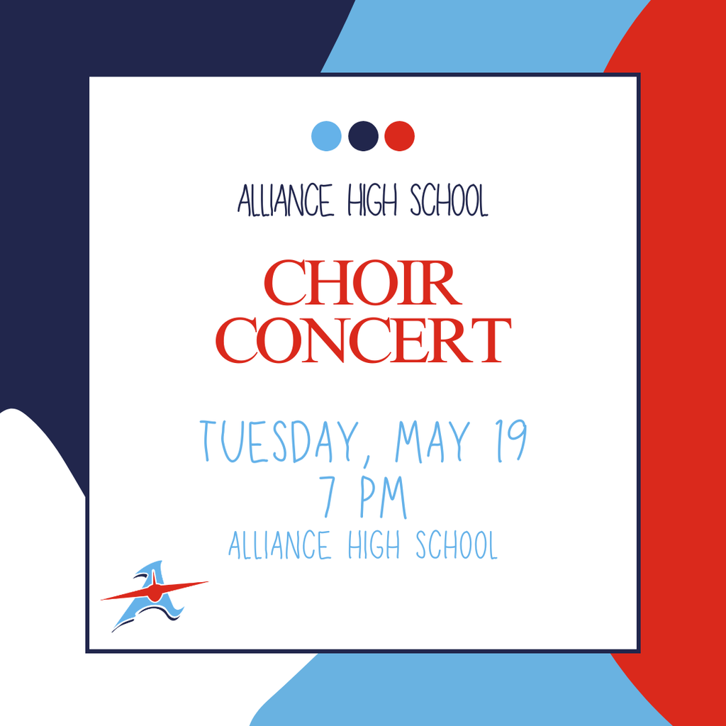 choir concert - May 19 at 7 pm
