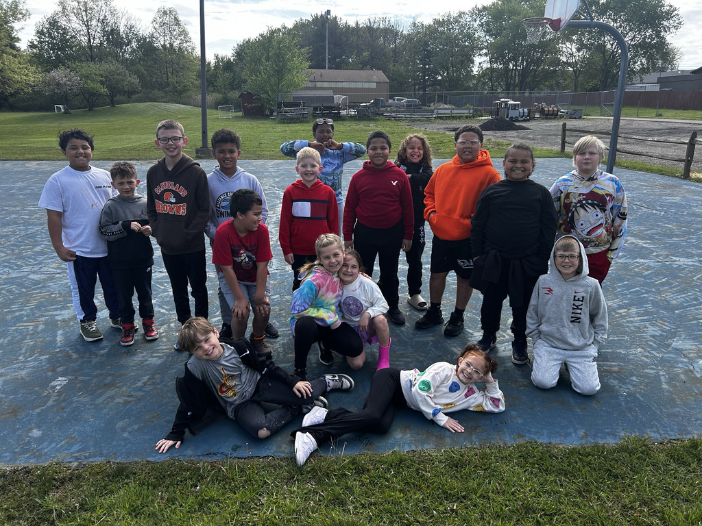 Students smiling while at the park