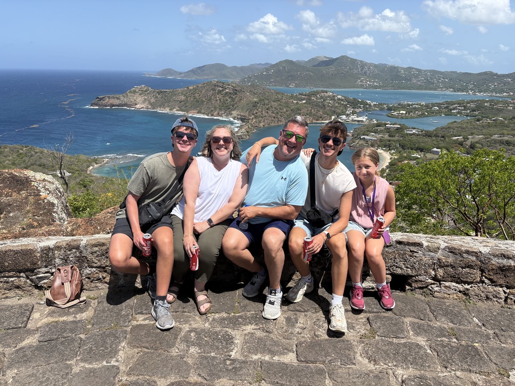 Kern family posing for a picture