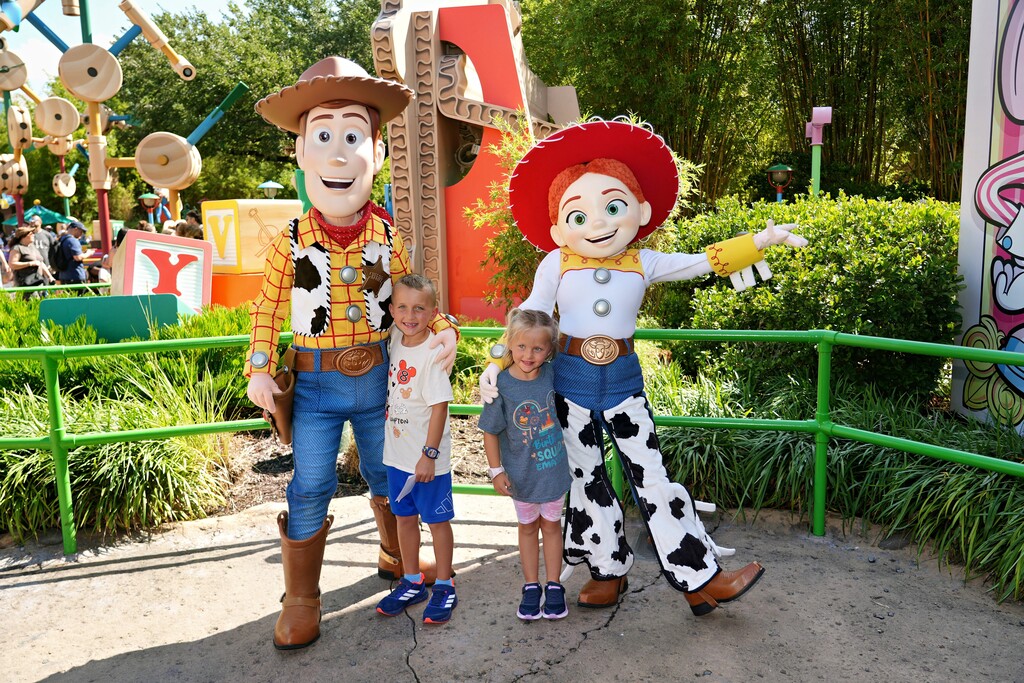Klayton and Emajean with Woody and Jessie