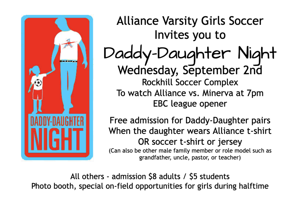 daddy daughter night flyer