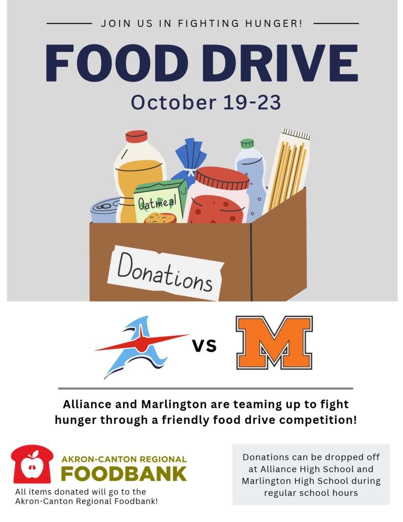 Driver promoting the food drive from Oct. 19-23
