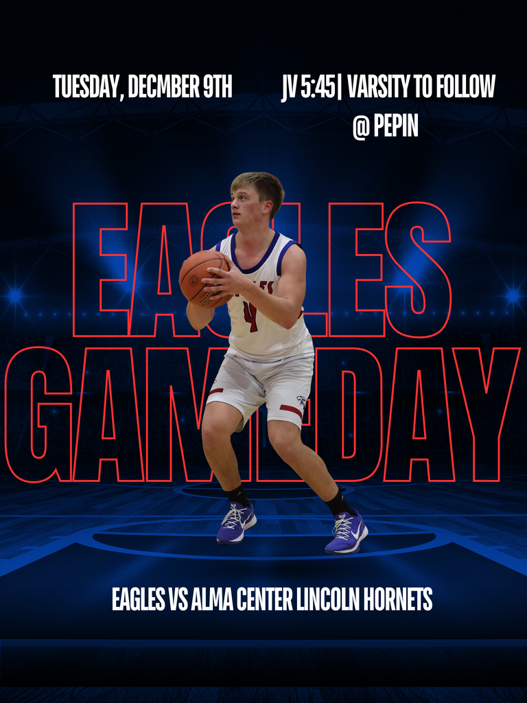 Blue and Orange Minimalist Basketball Poster