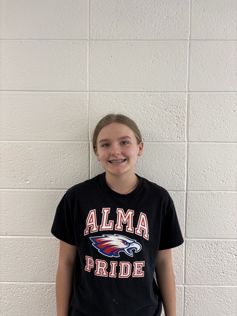 This week's Student of the Week, Asya Wieczorek. 
