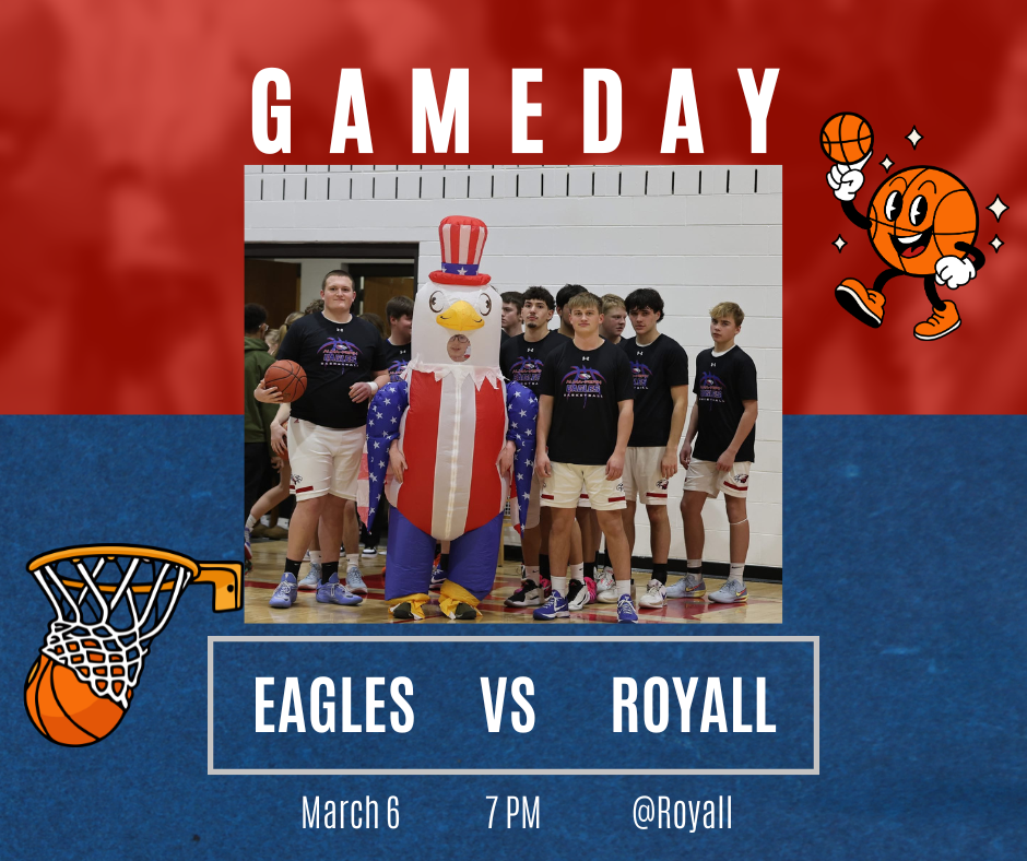 The Eagles will travel to Royall for an exciting matchup on March 6. The game is scheduled to tip off at 7 PM.