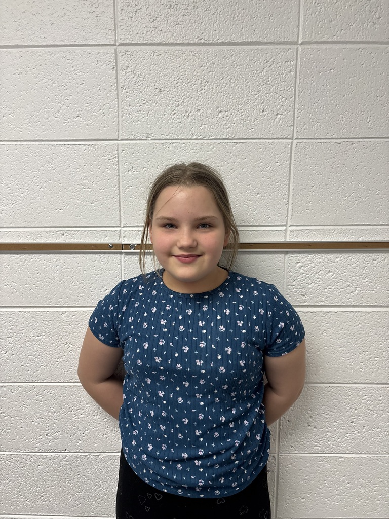 This week's Student of the Week, Kellin Keenan. 