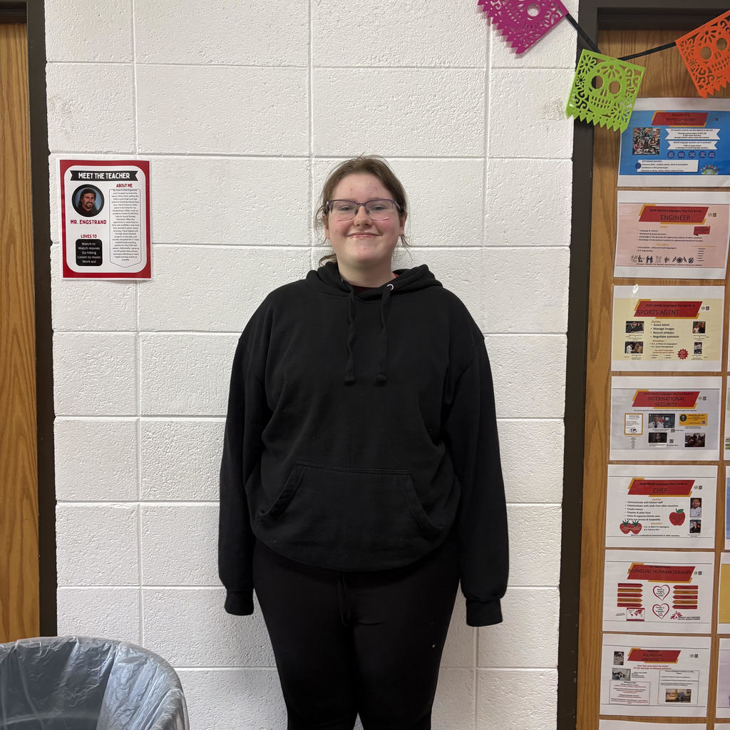 This Weeks Student of the week Evah Hoover! 