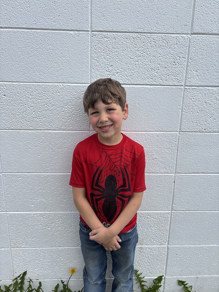 This week's Student of the Week, Leighton Wright. 