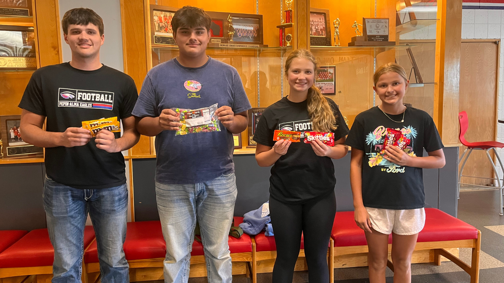 This weeks High school Alma Pride winners: Jaxon Busch, Kevin Bauer, Clare Jumbeck, and Aubree Rolbiecki.