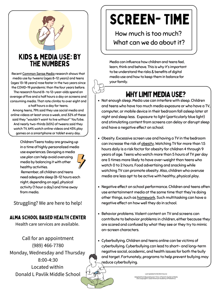 Screen Time Balance Flyer