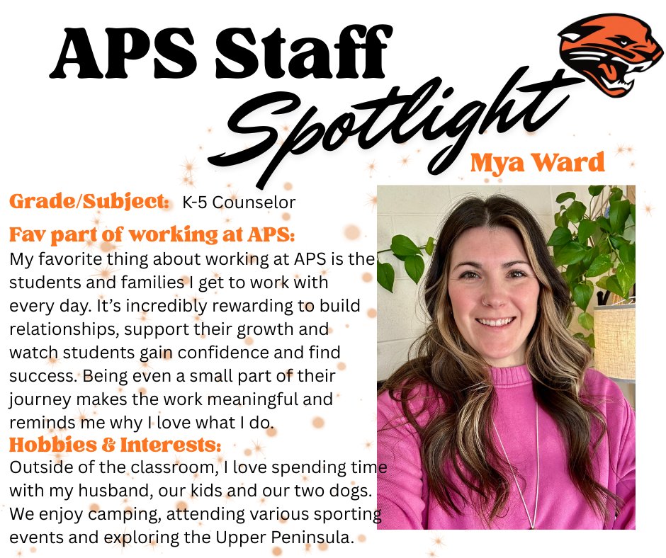 Mya Ward Staff Spotlight post