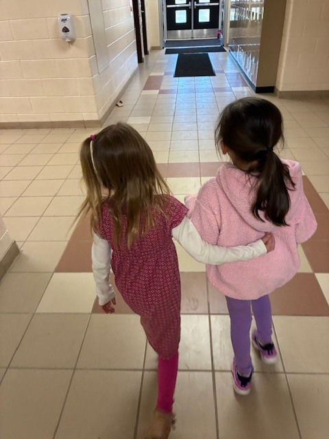 Students working together