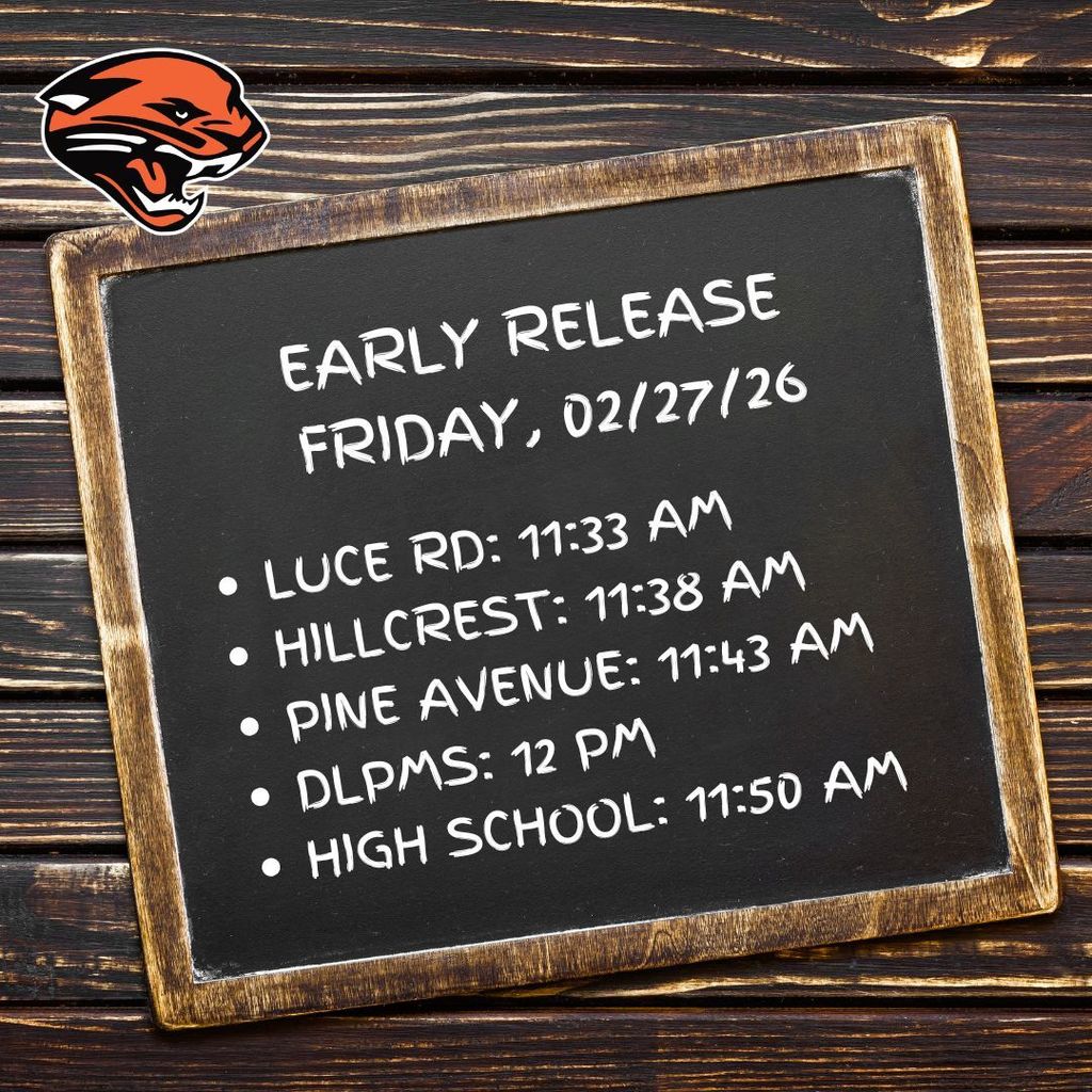 Early Release Schedule