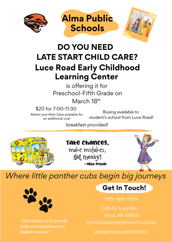 Late Start March 18th