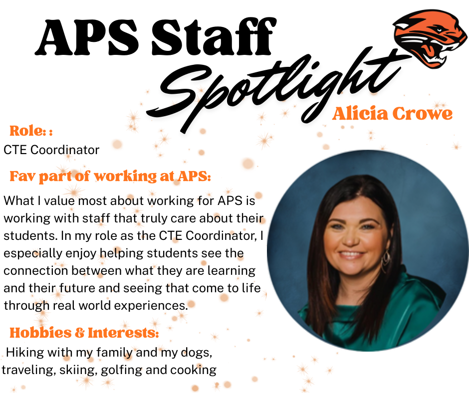 Alicia Crowe Staff Spotlight