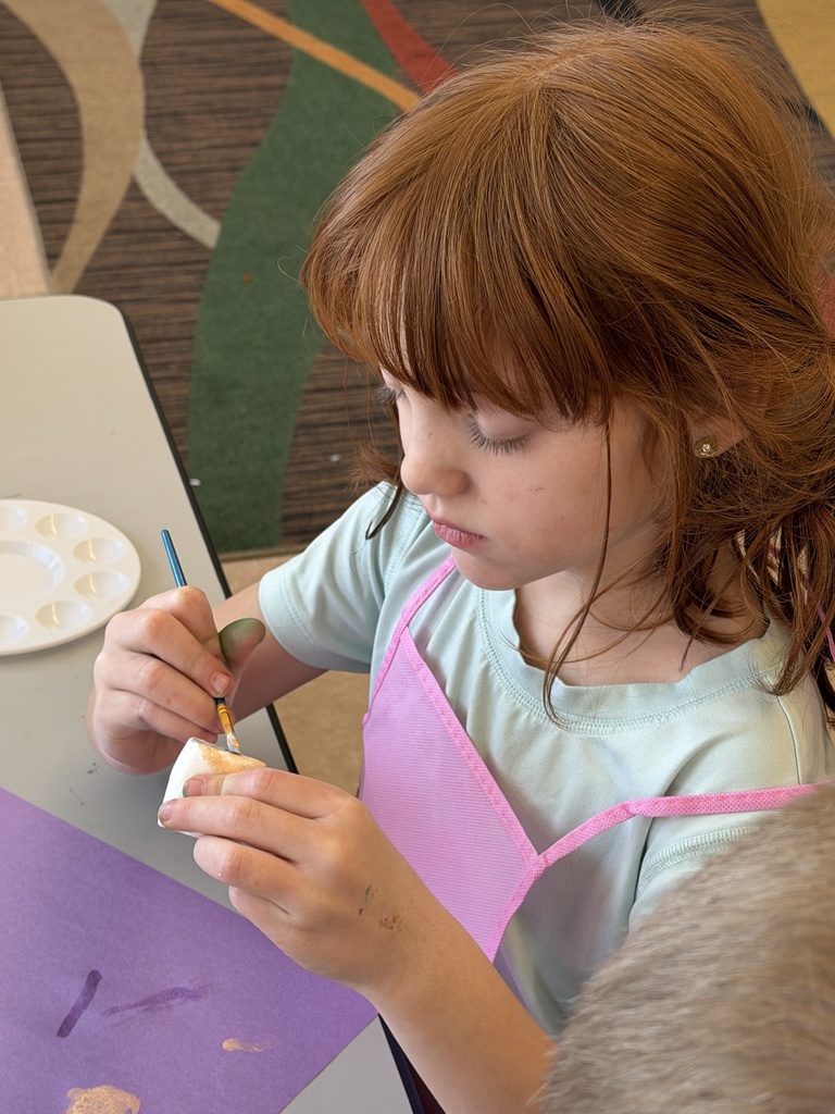 marshmallow painting