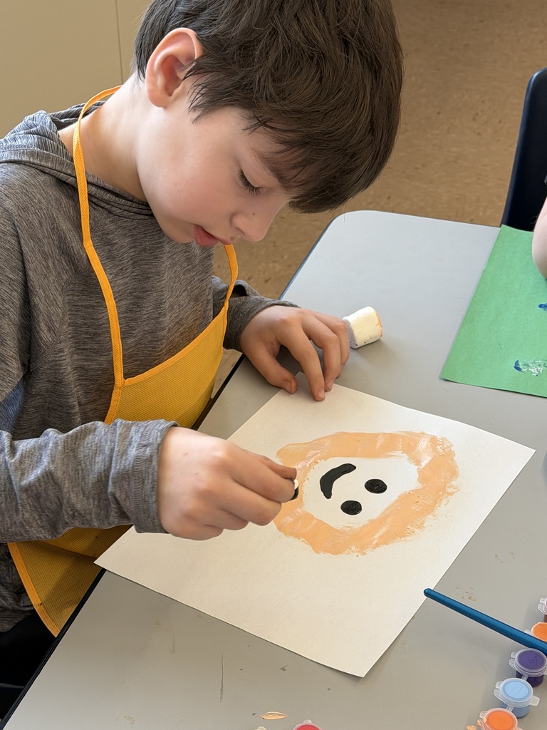 marshmallow painting