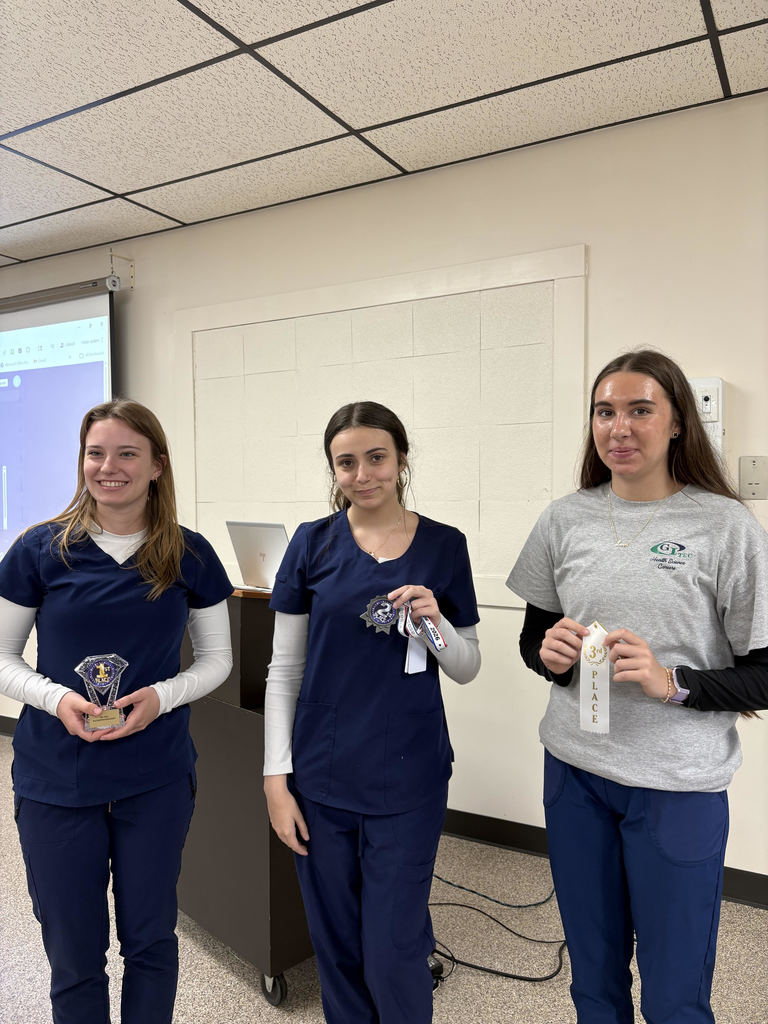 Students with ribbons