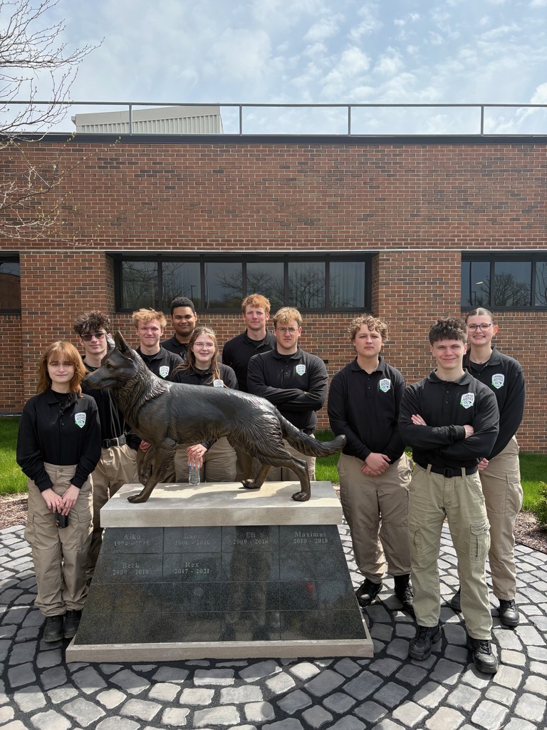 Criminal Justice students on field trip