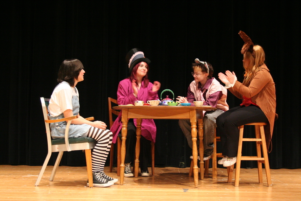 Mad Hatter at table