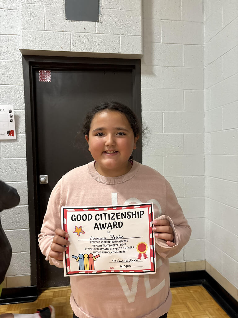 Fourth grade awards - Good Citizen